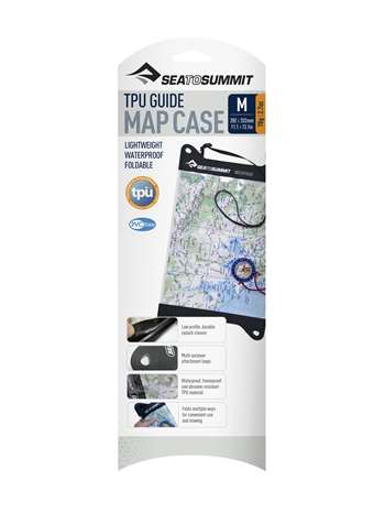 Sea to Summit TPU Guide Map Case - Medium - Black